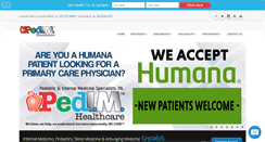 Desktop Screenshot of pedimhealthcare.com